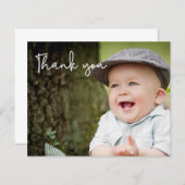 最初の誕生日カスタム写真メッセージ (正面/裏面)