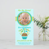 最初の誕生日カップケーキ（男の子） (スタンド正面)