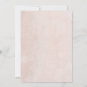 最初の誕生日ガールバースデーパーティーの招待 招待状 (裏面)