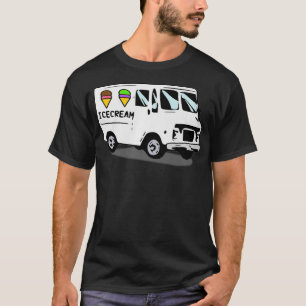 最初の誕生日クルーのアイスクリームトラックバイデーアイスクリーム Tシャツ