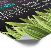 最初の誕生日シャルボードサイン"妖精" 16x20 ポスター (角)