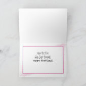 最初の誕生日ツインガールマンガースイーツカートカード カード (内部)