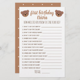 最初の誕生日トリビアどのように良いゲームを知っている