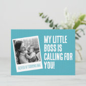 最初の誕生日パーティーの招待 招待状 (スタンド正面)