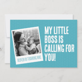 最初の誕生日パーティーの招待 招待状