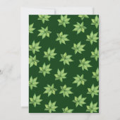 最初の誕生日パーティー水彩恐竜 招待状 (裏面)