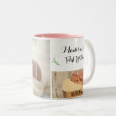 最初の誕生日フォトマグカップ ツートーンマグカップ (正面右)