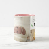 最初の誕生日フォトマグカップ ツートーンマグカップ (中央)