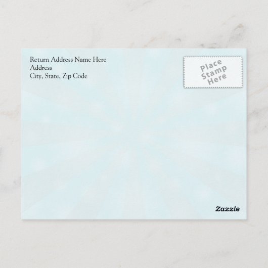 最初の誕生日ボーイ、私は1で、ビッグブルー番号1 ポストカード (裏面)