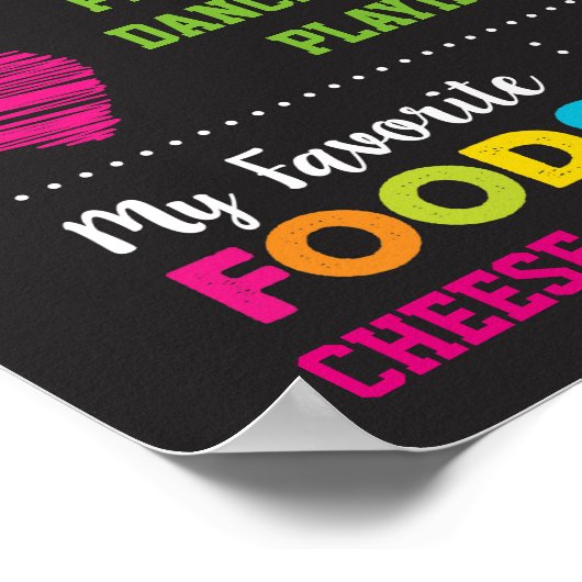 最初の誕生日マイルストーンのポスター ポスター (角)