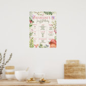 最初の誕生日マイルストーンフェアリー ポスター (キッチン)