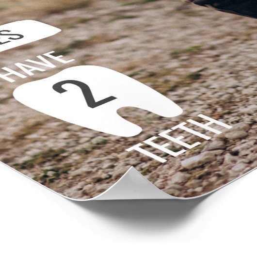 最初の誕生日マイルストーン写真ボード ポスター (角)