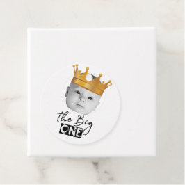 最初の誕生日モダン写真ありがとう フェイバータグ