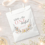 最初の誕生日恋しく思小さな一面的なフローラ フェイバーバッグ (クリップ留めされた状態)