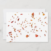 最初の誕生日招待状カード セーブザデート (裏面)