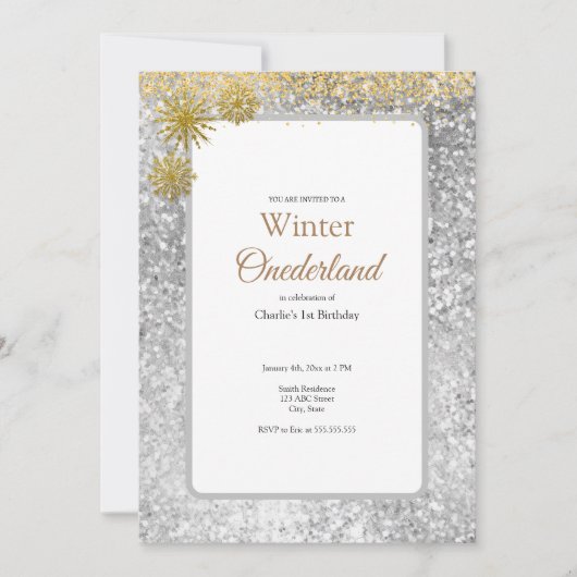 最初の誕生日招待状 招待状 (正面)