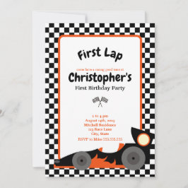 最初の誕生日招待状 招待状