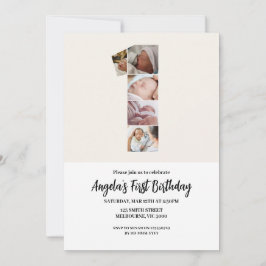最初の誕生日招待状 – 番号1 招待状