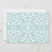 最初の誕生日王室のリトルプリンセス写真 招待状 (裏面)