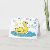 最初の誕生日 カード (正面)