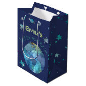 最初の誕生日 |太陽のまわりに初旅 ミディアムペーパーバッグ (正面アングル)