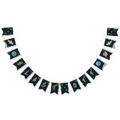 最初の誕生日、宇宙誕生日、打ち上げギフトタグ バンティングフラッグ (全)