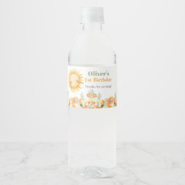 最初の誕生日 水 ペットボトルラベル