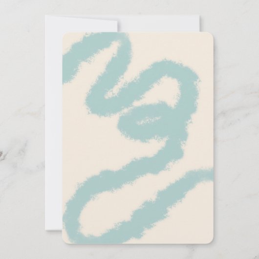 最初の誕生日、犬の恋人、飛行機の恋人 招待状 (裏面)