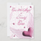 最初の誕生日- OurLittle Angel 招待状 (正面)