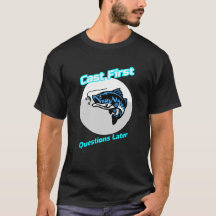 「最初の質問を後で投げる」Tシャツ