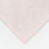 最初の赤面ピンクフローラのクロス名 フリースブランケット (角)