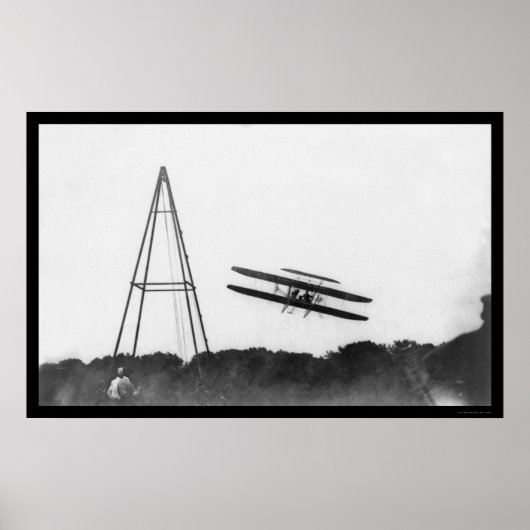 最初の軍隊飛行機飛行，オーヴィルライト1909 ポスター (正面)