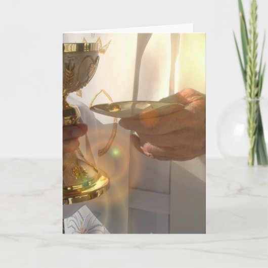 最初の通信グリーティングカード カード (正面)