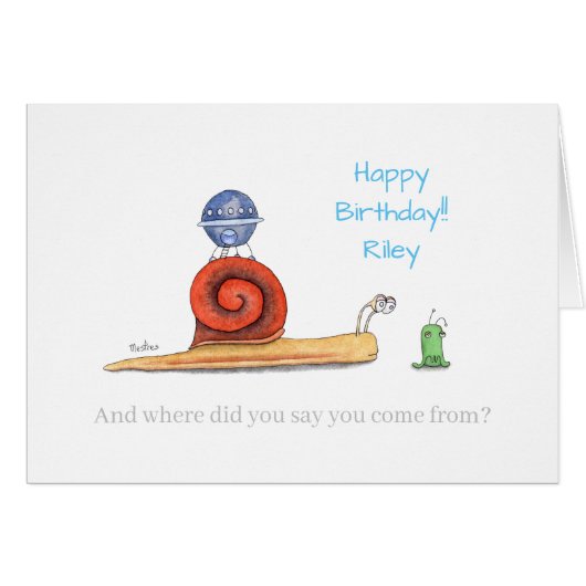 最初の連絡エイリアンとカタツムリ。 (正面横)