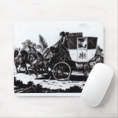 最初の郵便車1784年 マウスパッド (マウス)