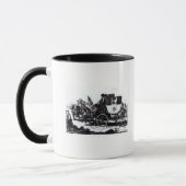 最初の郵便車1784年 マグカップ (左)