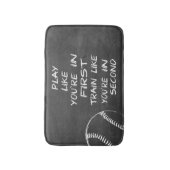 最初の野球やる気を起こさせるで バスマット (正面縦)