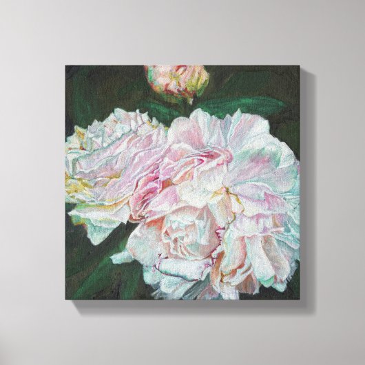 最初の開花2012 キャンバスプリント (正面)