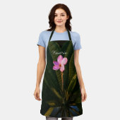 最初の開花、プルメリア エプロン (着用した状態)