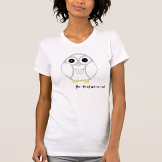 最初の雪のフクロウ Tシャツ