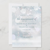 最初の雪の結晶エンゲージメントパーティー 招待状 (正面)