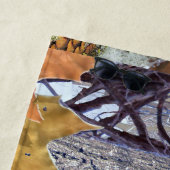 最初の雪カモフラージュデコア ビーチタオル (インサイチュ)