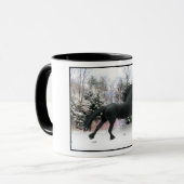 「最初の雪走」 マグカップ (正面左)