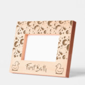 最初の風呂 レーザー彫刻フレーム (左)