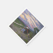 「最初の飛行！」 スタンダードカクテルナプキン (角)