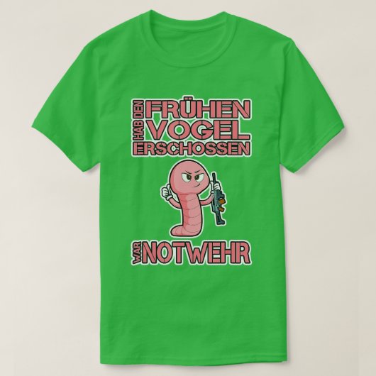 最初の鳥のショットを取得する緊急旅団3 Tシャツ (デザイン正面)