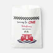 最初の1つの子供の誕生日にレース フェイバーバッグ (正面)