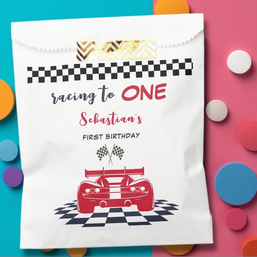 最初の1つの子供の誕生日にレース フェイバーバッグ