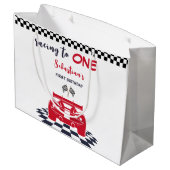 最初の1つの子供の誕生日にレース ラージペーパーバッグ (裏面アングル)