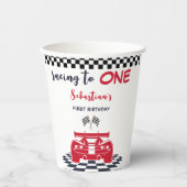 最初の1つの子供の誕生日にレース 紙コップ (正面)
